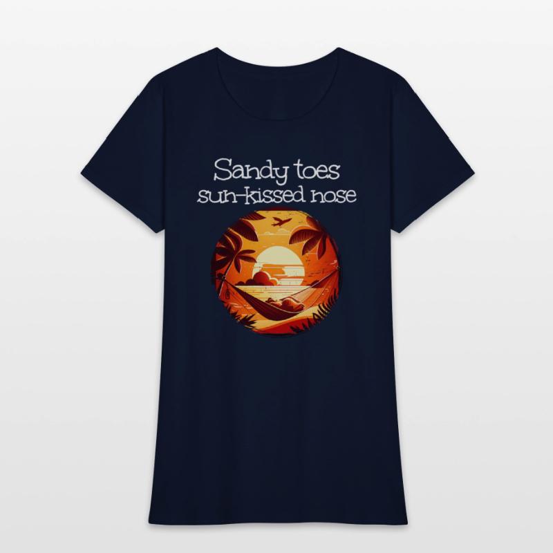 Sandy Toes And Sun Kissed Nose With