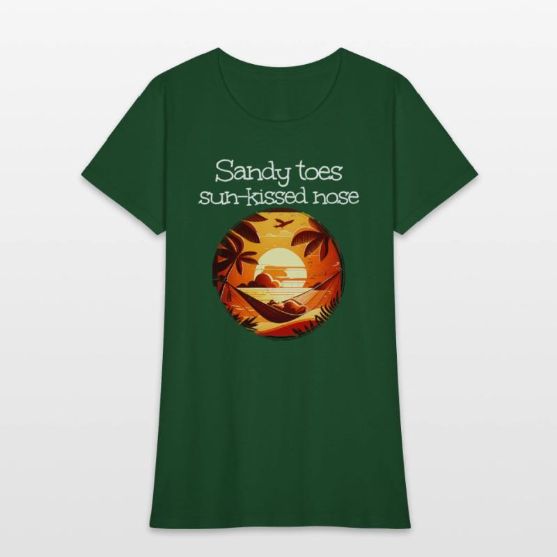 Sandy Toes And Sun Kissed Nose With