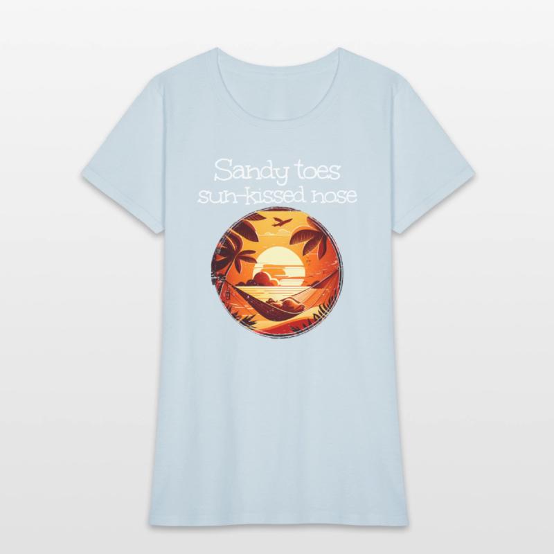 Sandy Toes And Sun Kissed Nose With