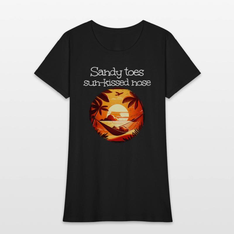 Sandy Toes And Sun Kissed Nose With