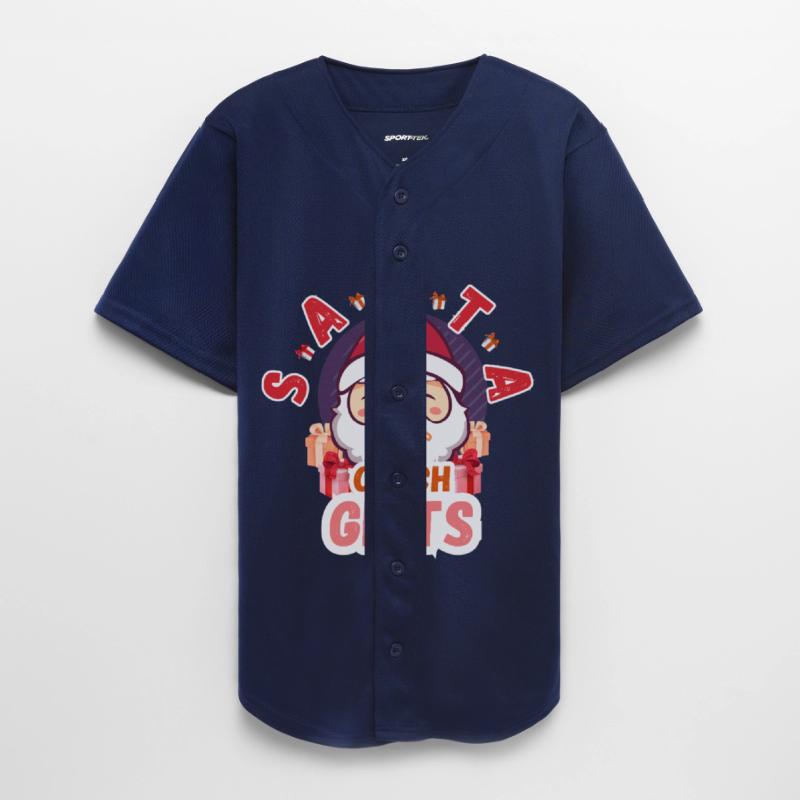 Santa Claus Catch Gifts Holiday Design