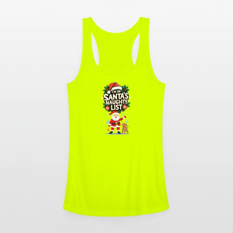 Santa Naughty List Holiday Shirt