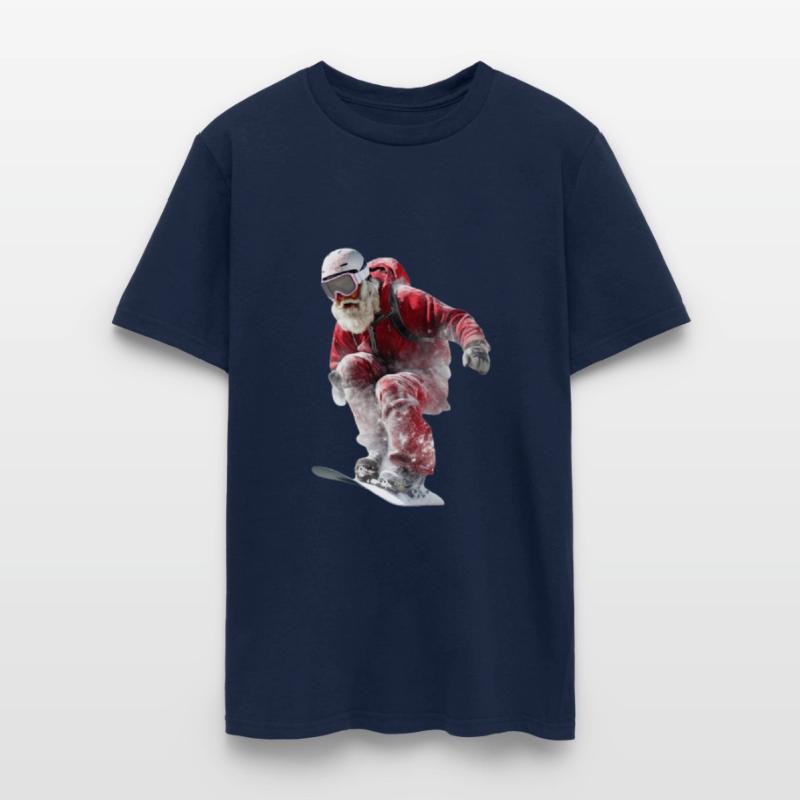 Santa Snowboarding, Snowboarder Santa, Ally Oop