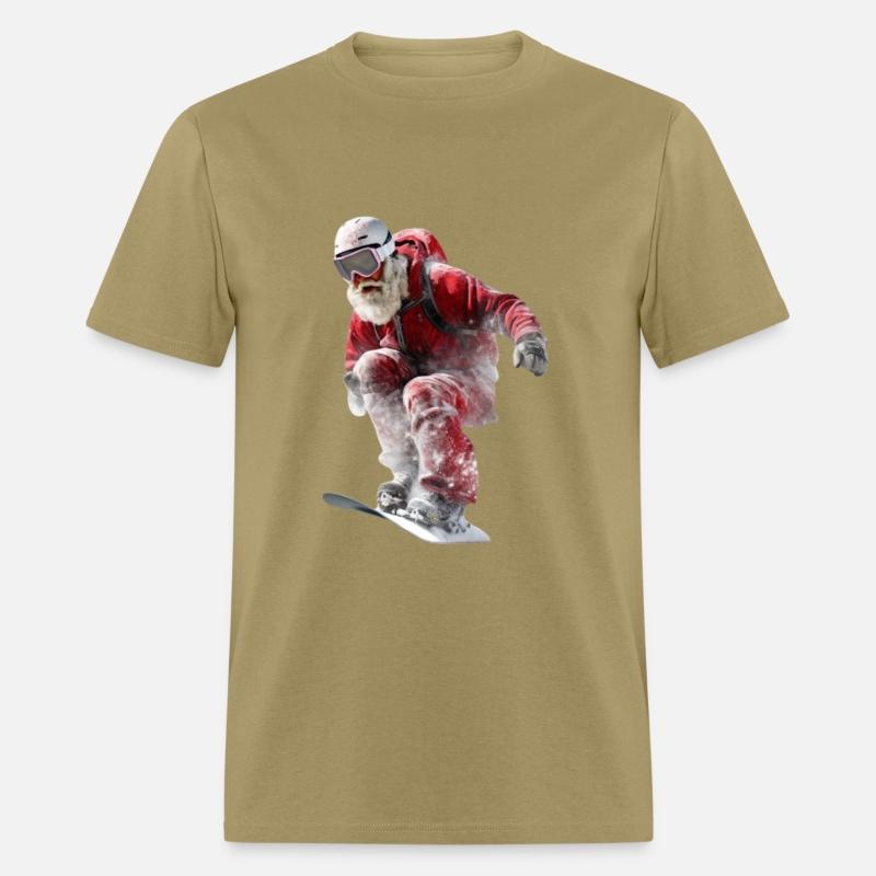 Santa Snowboarding, Snowboarder Santa, Ally Oop