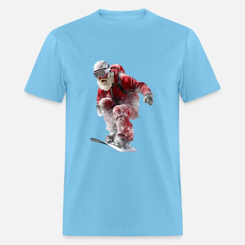 Santa Snowboarding, Snowboarder Santa, Ally Oop