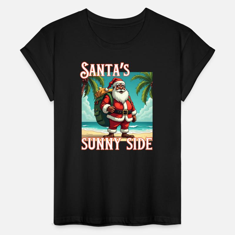 Santa's sunny side.
