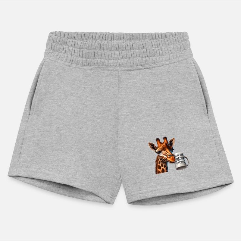 Sarcastic Giraffe Long Day, Long Coffee