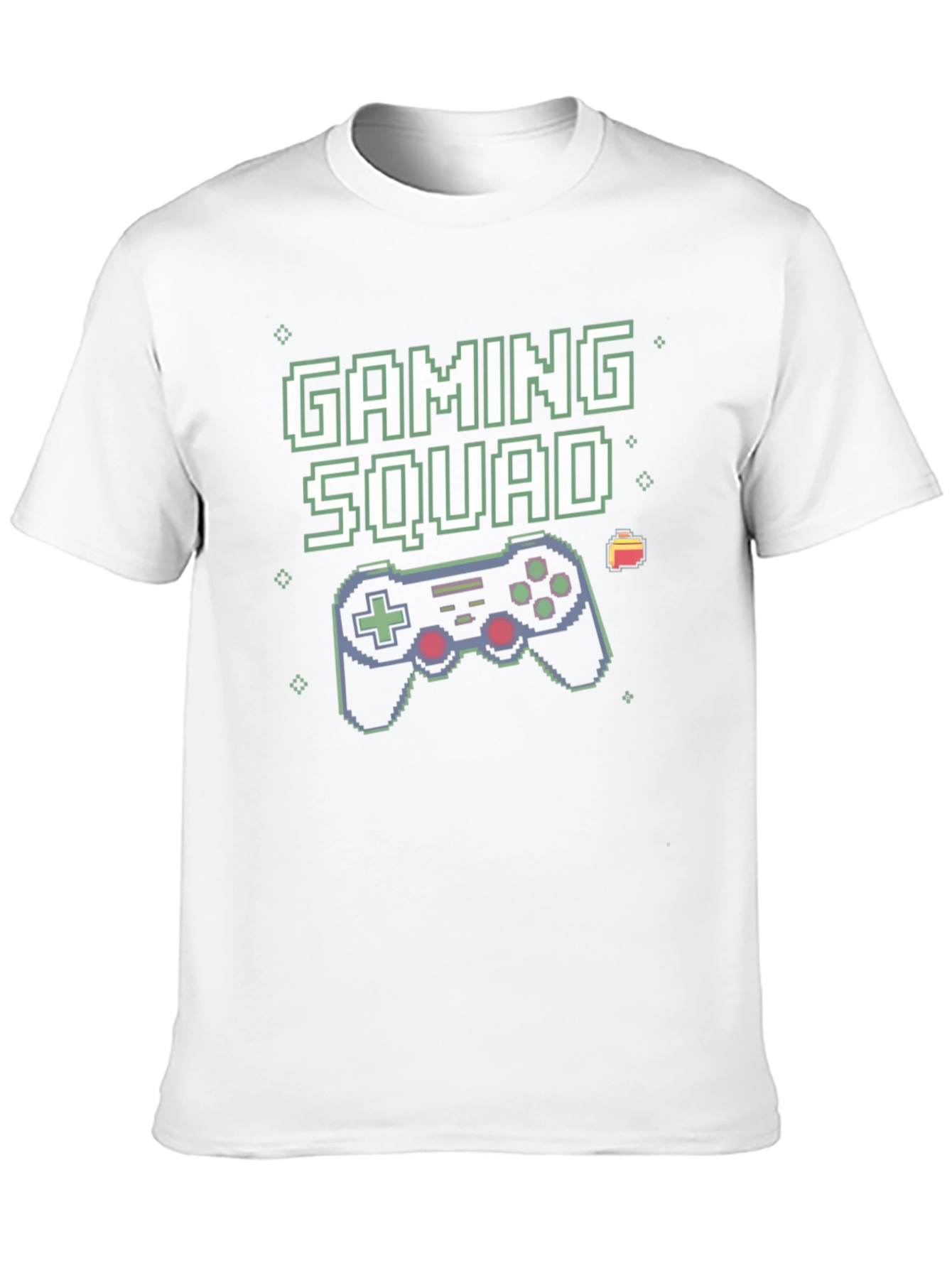 Gaming Squad T-Shirt Pixel Art Controller
