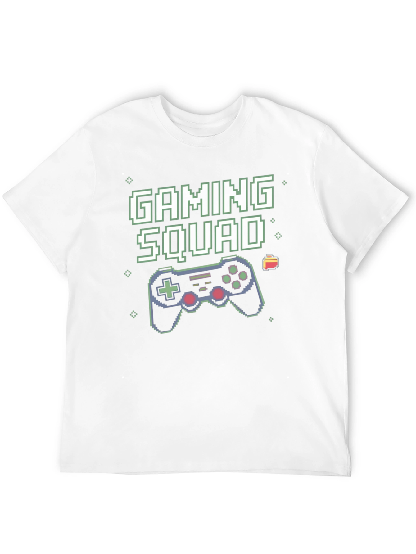 Gaming Squad T-Shirt Pixel Art Controller