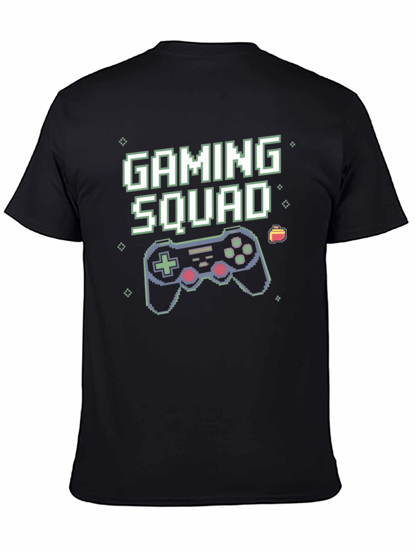 Gaming Squad T-Shirt Pixel Art Controller