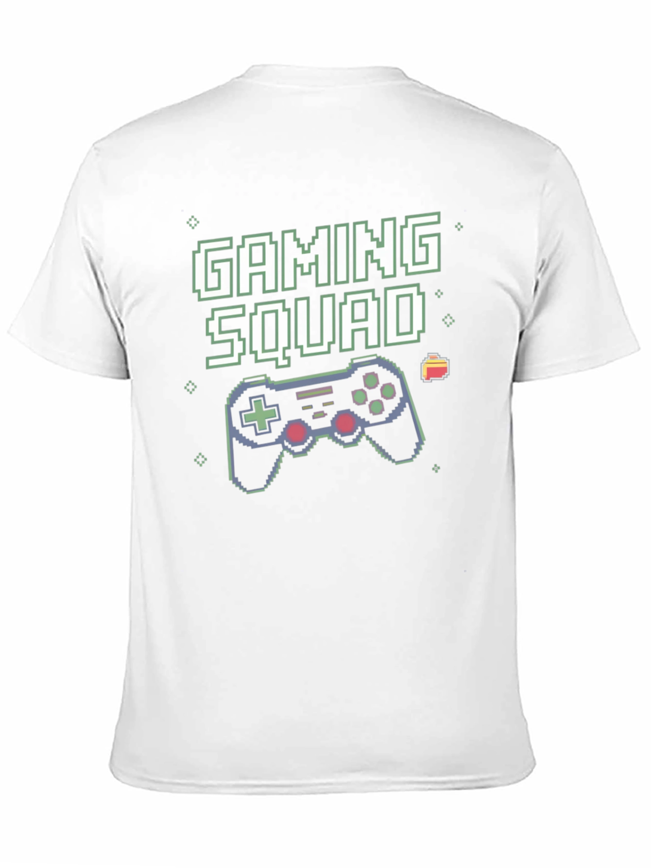 Gaming Squad T-Shirt Pixel Art Controller