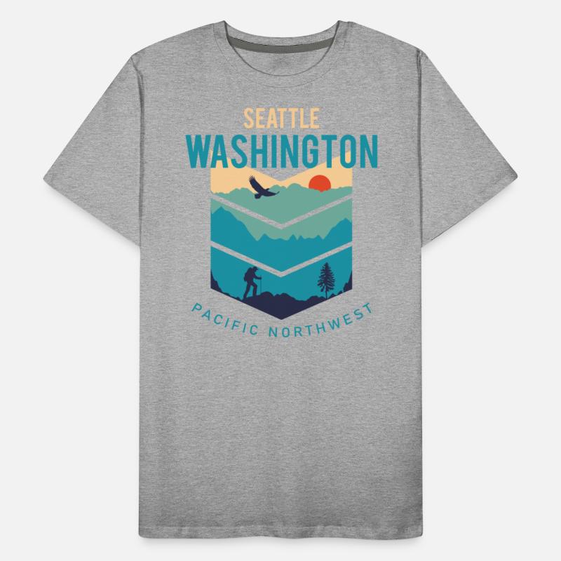 Seattle Washington Native Hometown Vintage Pacific