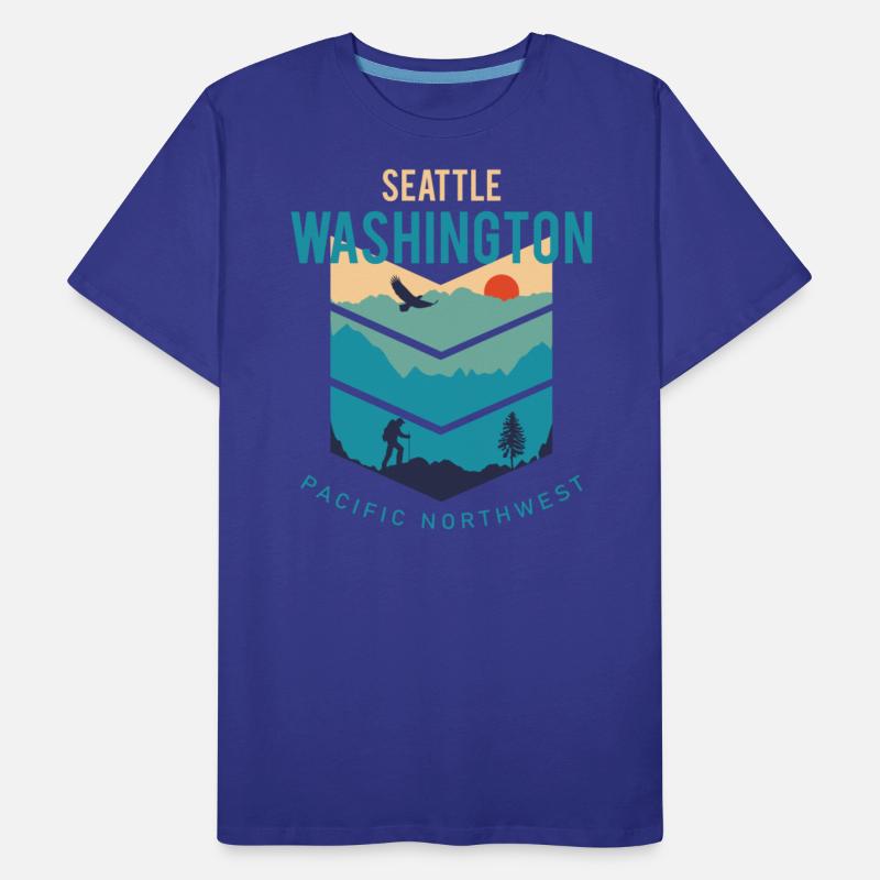 Seattle Washington Native Hometown Vintage Pacific