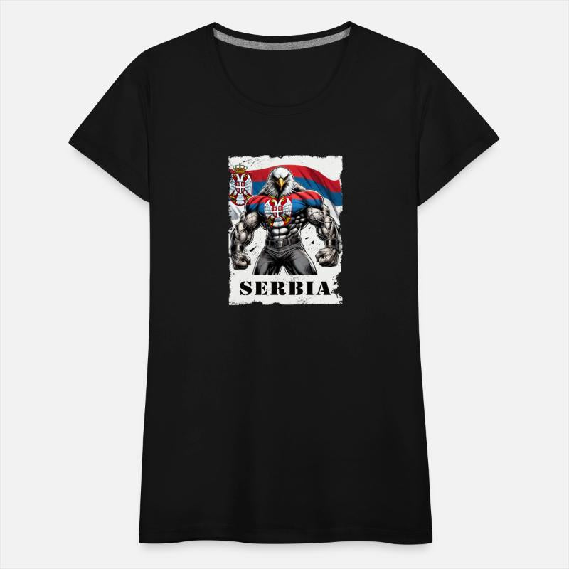 Serbia Eagle Bodybuilding Design