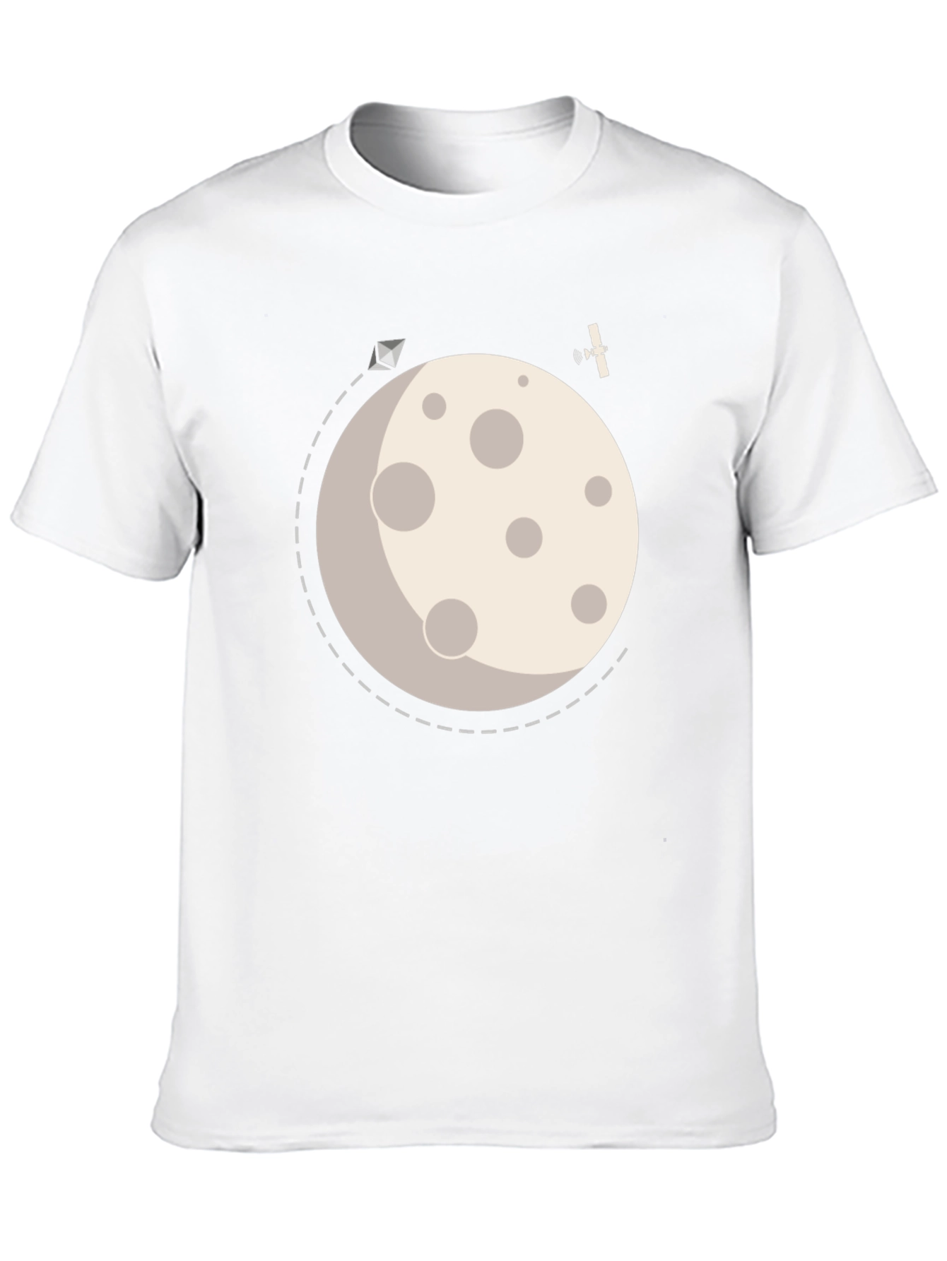 To the Moon Graphic Tee - Black