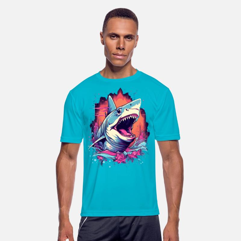 Shark Flowers Marine Explorer Diver Gift