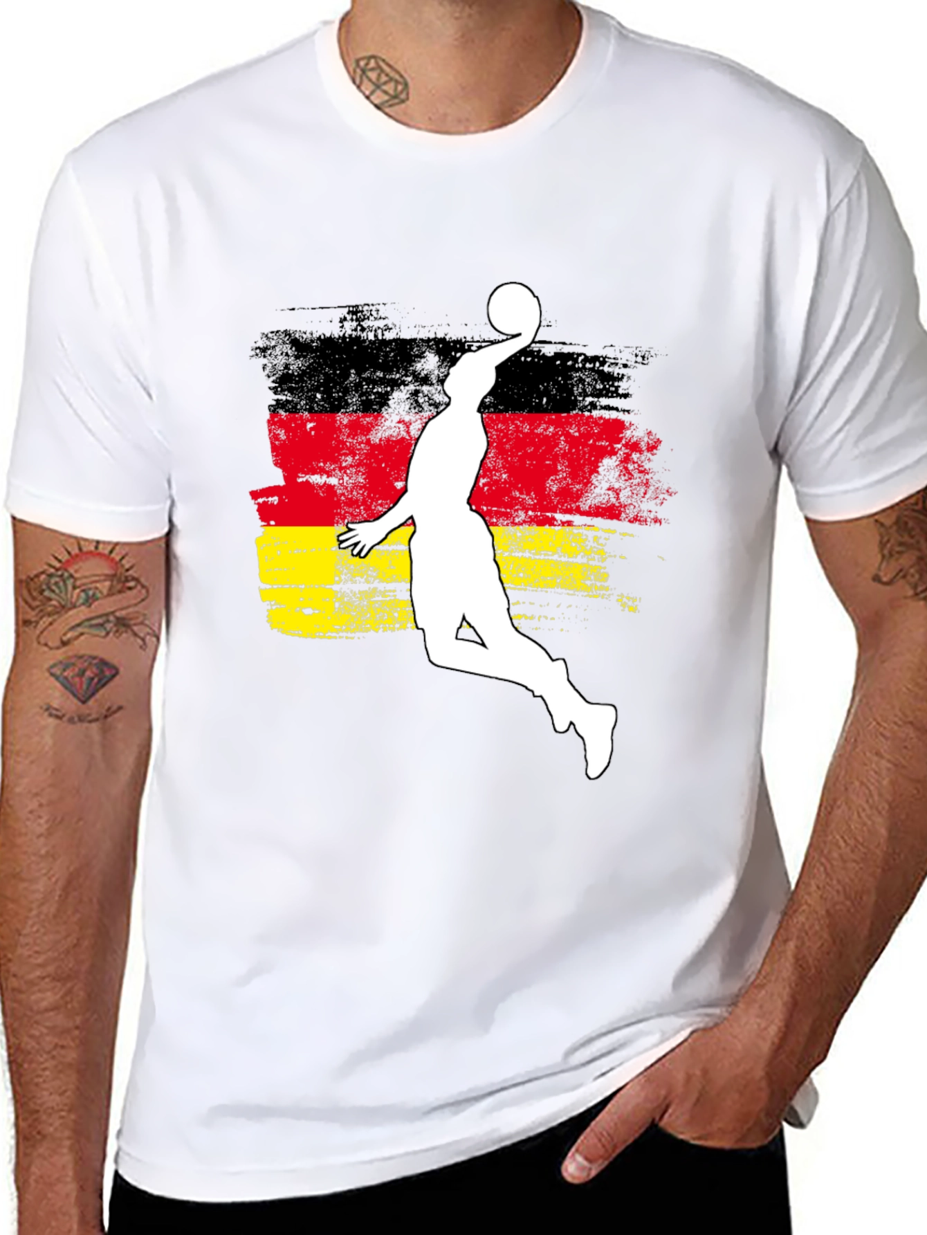 German Basketball Flag T-Shirt