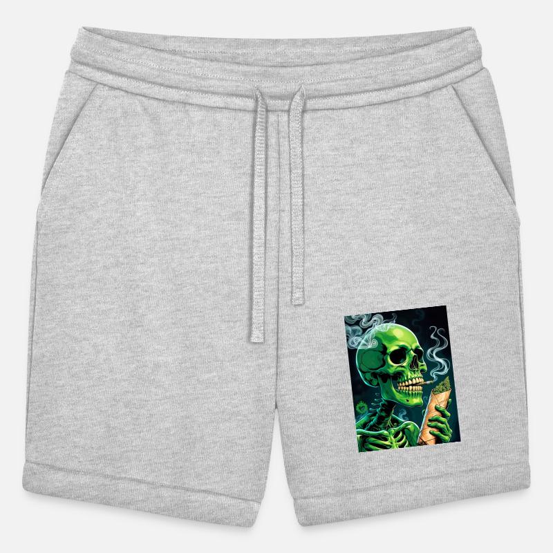 Skeleton smoking weed