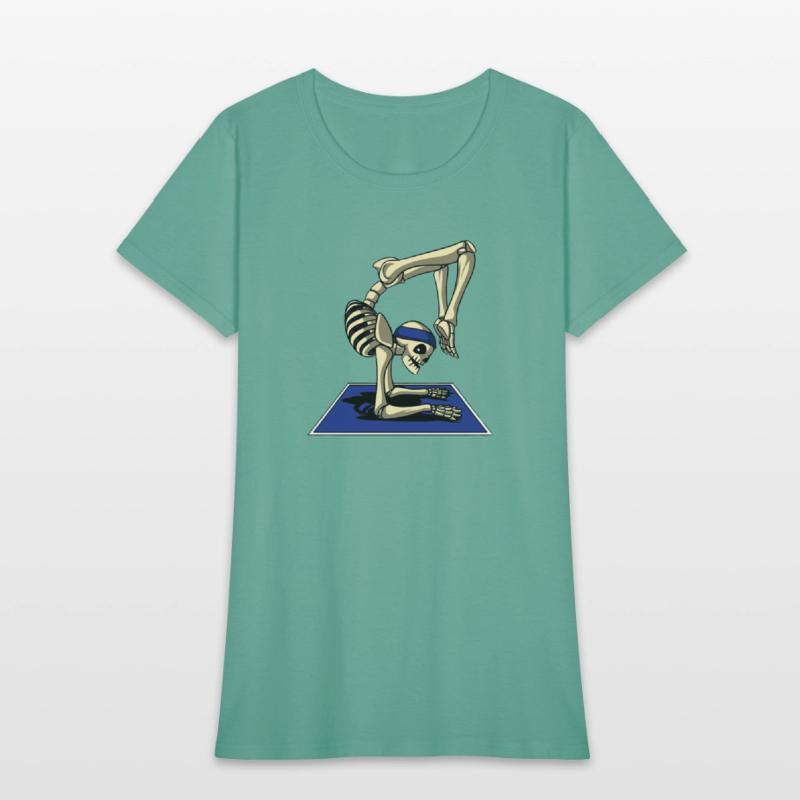 Skeleton Yoga Exercise Pose