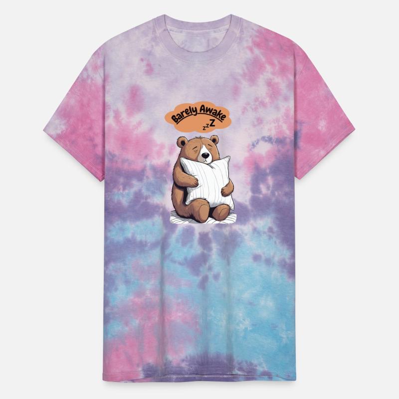 Sleepy Bear Hugging Pillow