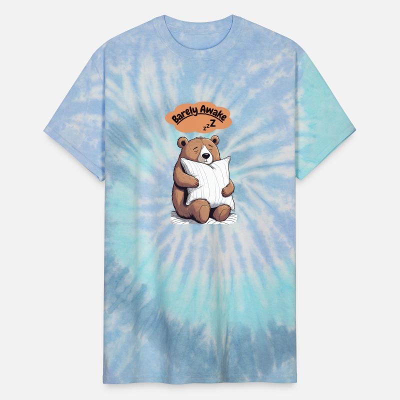 Sleepy Bear Hugging Pillow