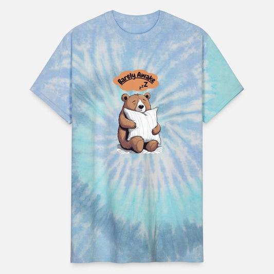 Sleepy Bear Hugging Pillow