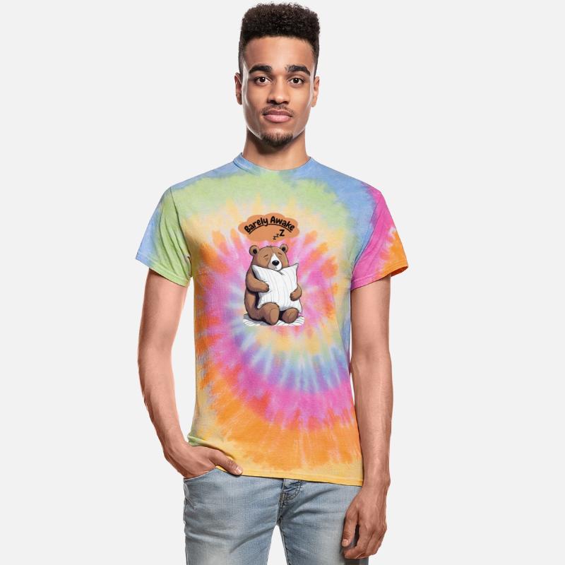 Sleepy Bear Hugging Pillow