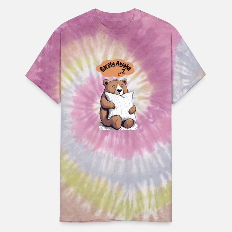 Sleepy Bear Hugging Pillow