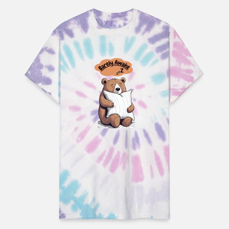 Sleepy Bear Hugging Pillow