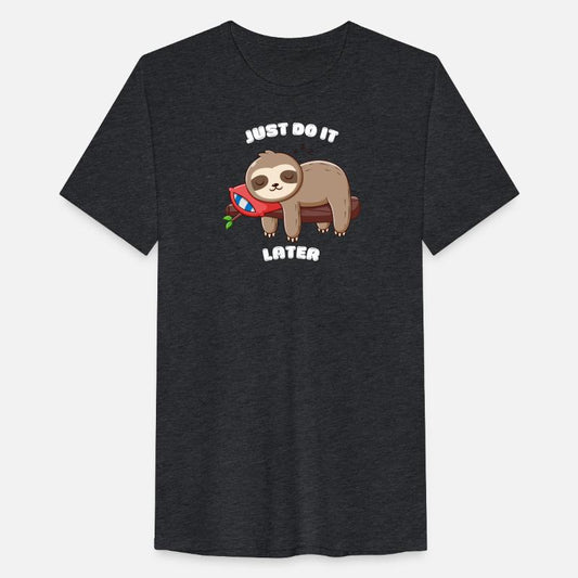 Sleepy Sloth with Motivational Text