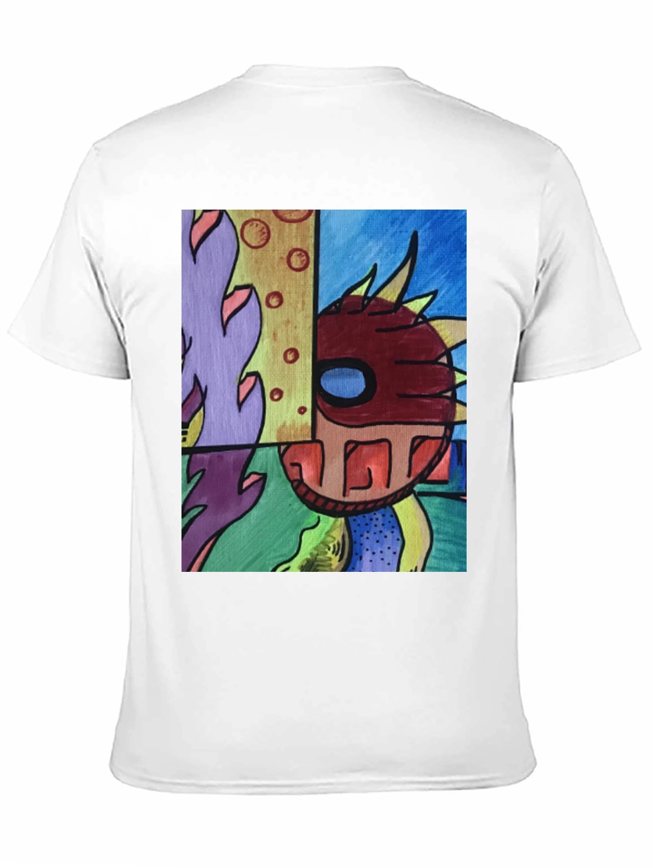 Abstract Art Graphic Tee - Modern Style