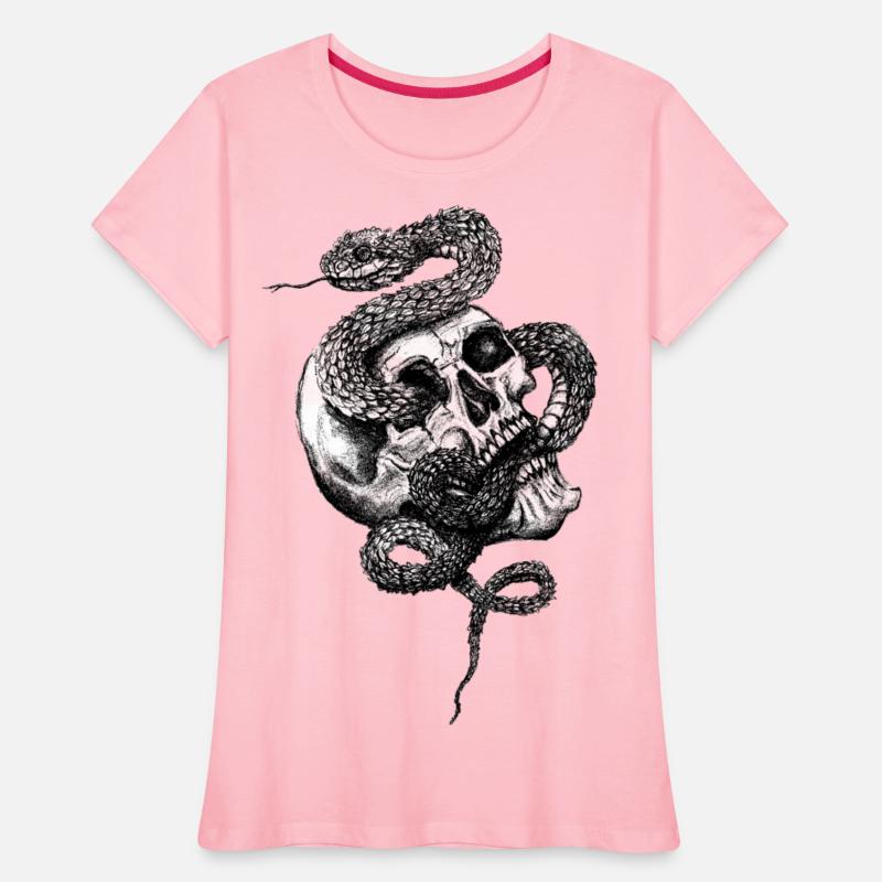 Snake - African Bush Viper - Retro Tattoo Look Rep