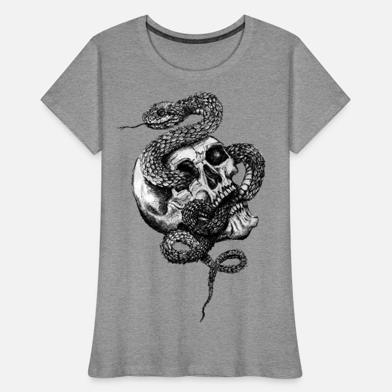 Snake - African Bush Viper - Retro Tattoo Look Rep