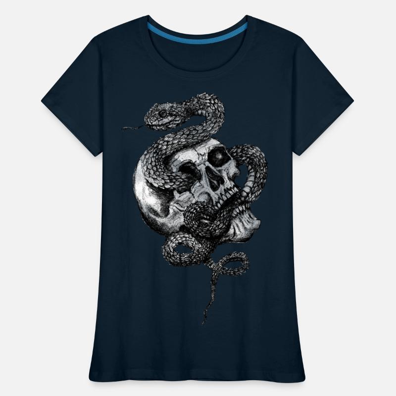 Snake - African Bush Viper - Retro Tattoo Look Rep