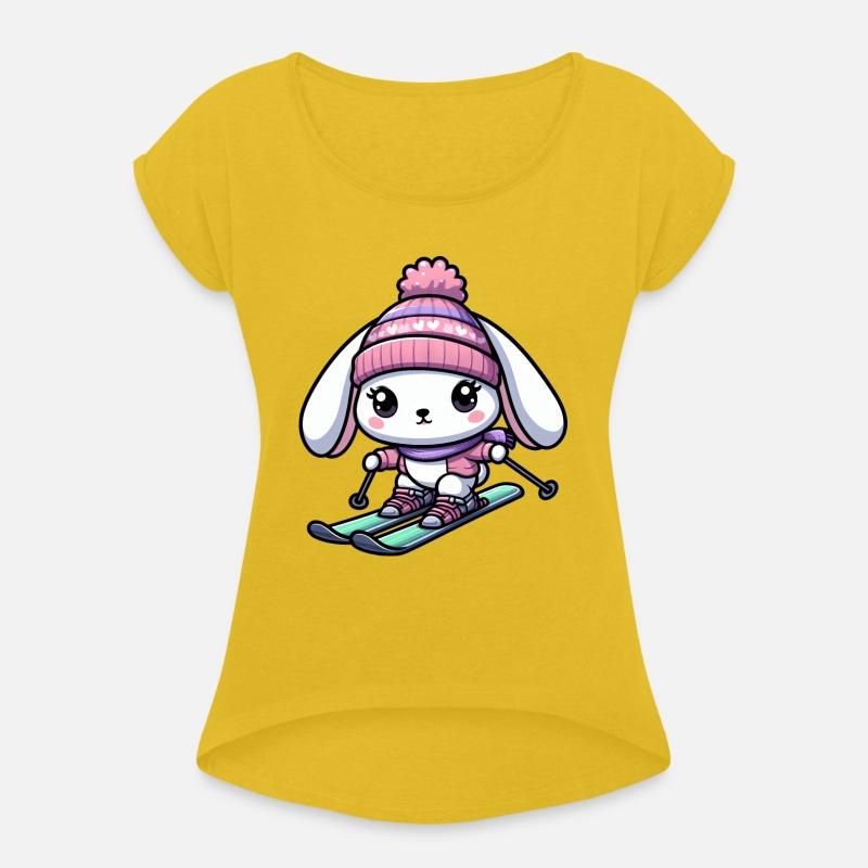 Snow Bunny Ski Skier Winter Vacation Design