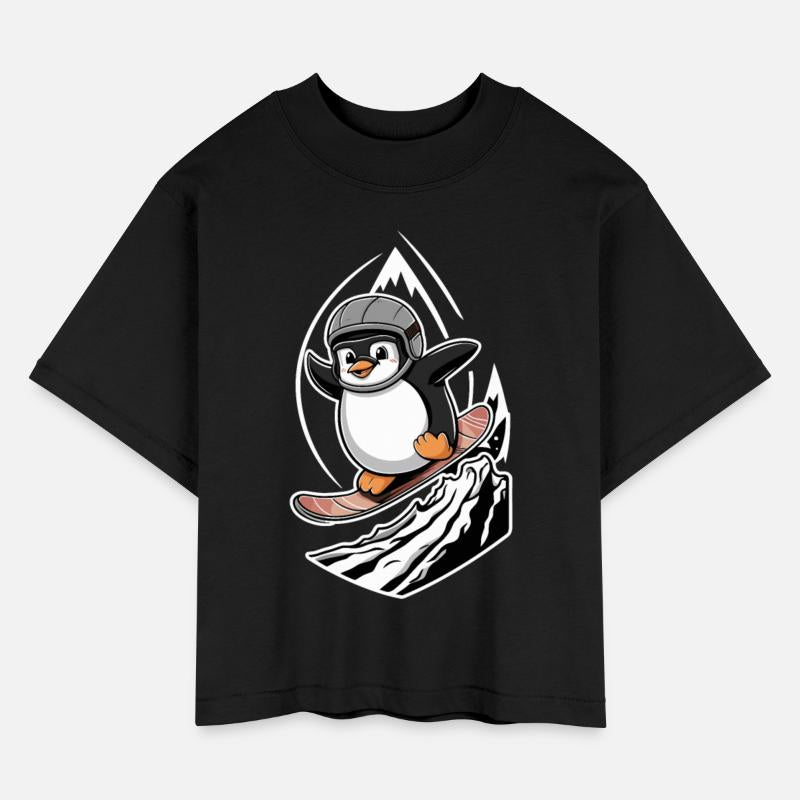 Snowboarding Penguin Adventure