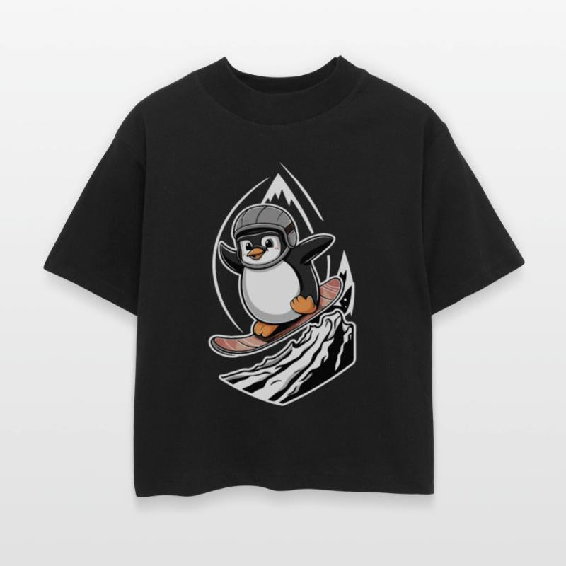 Snowboarding Penguin Adventure