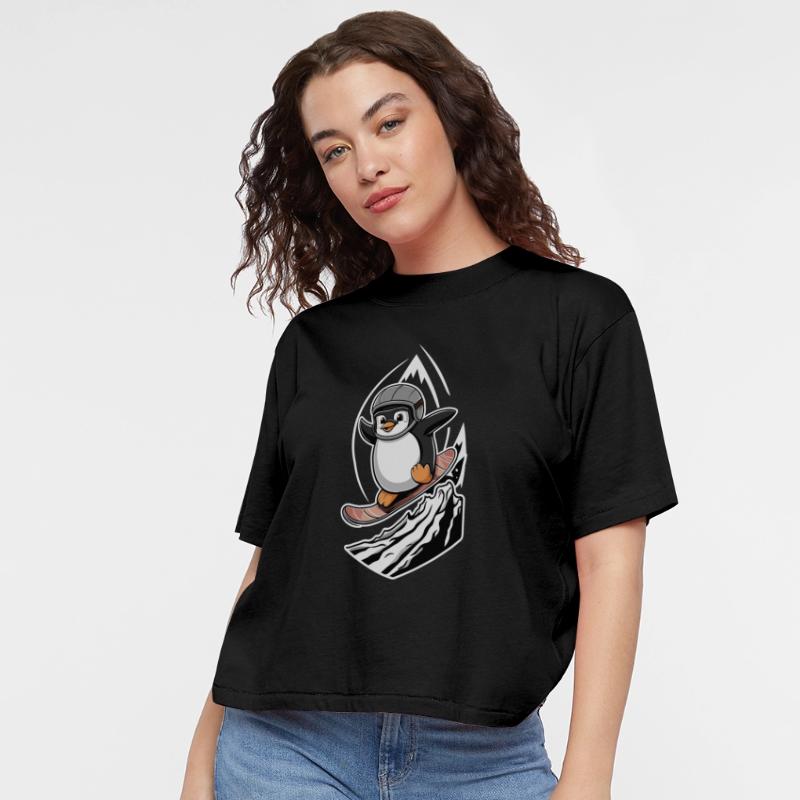 Snowboarding Penguin Adventure