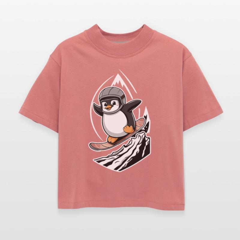 Snowboarding Penguin Adventure