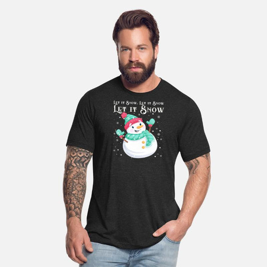 Snowmans Chistmas Season Let It Snow Let It Snow