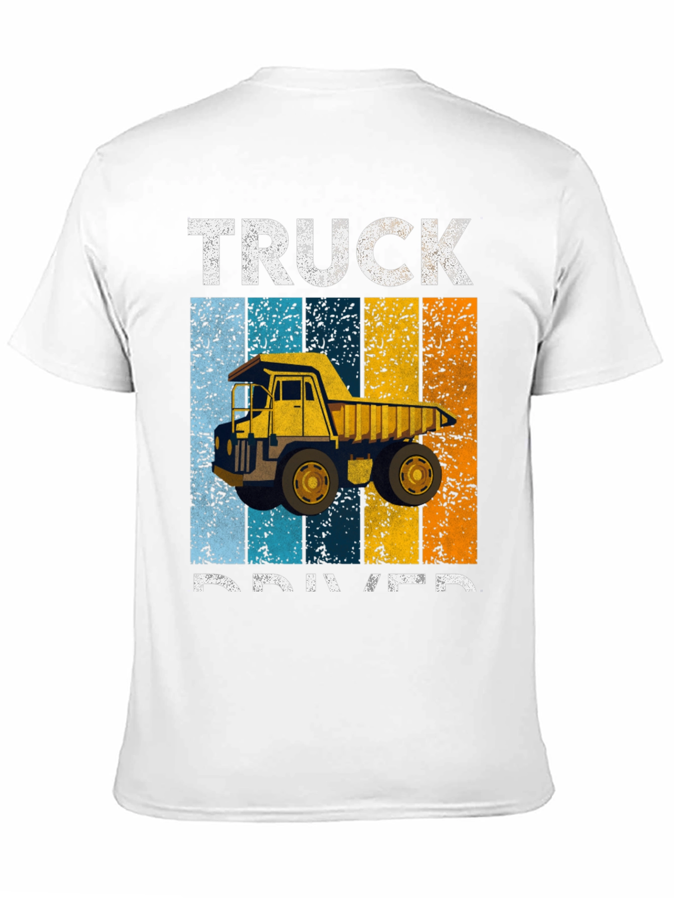 Truck Driver Graphic Tee - Retro Construction Shirt