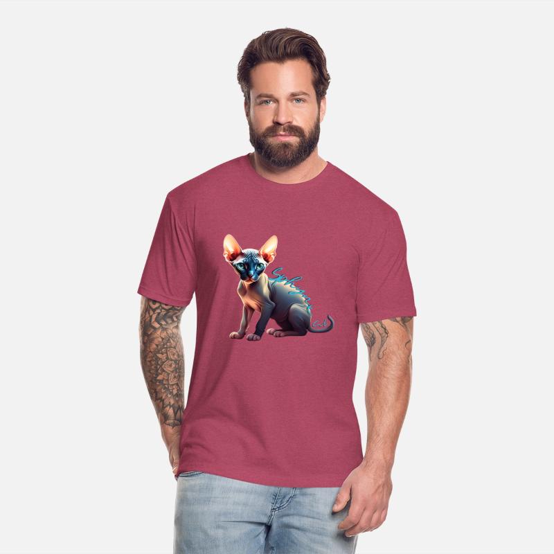 Sphynx Breed Cat Sit on the Ground