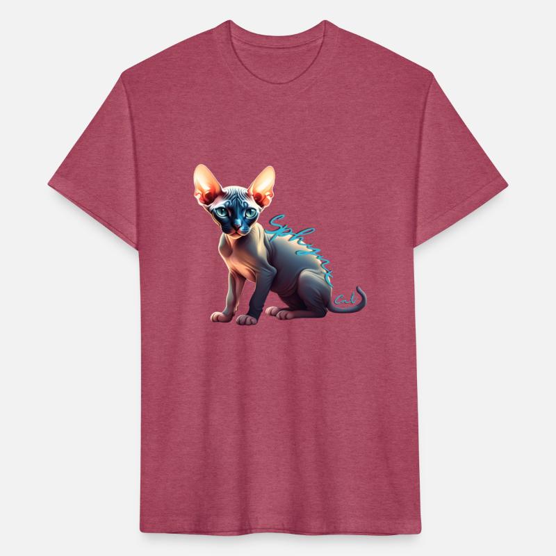 Sphynx Breed Cat Sit on the Ground