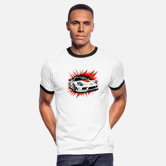 Sport Car Splash Emblem. Team Sport Car