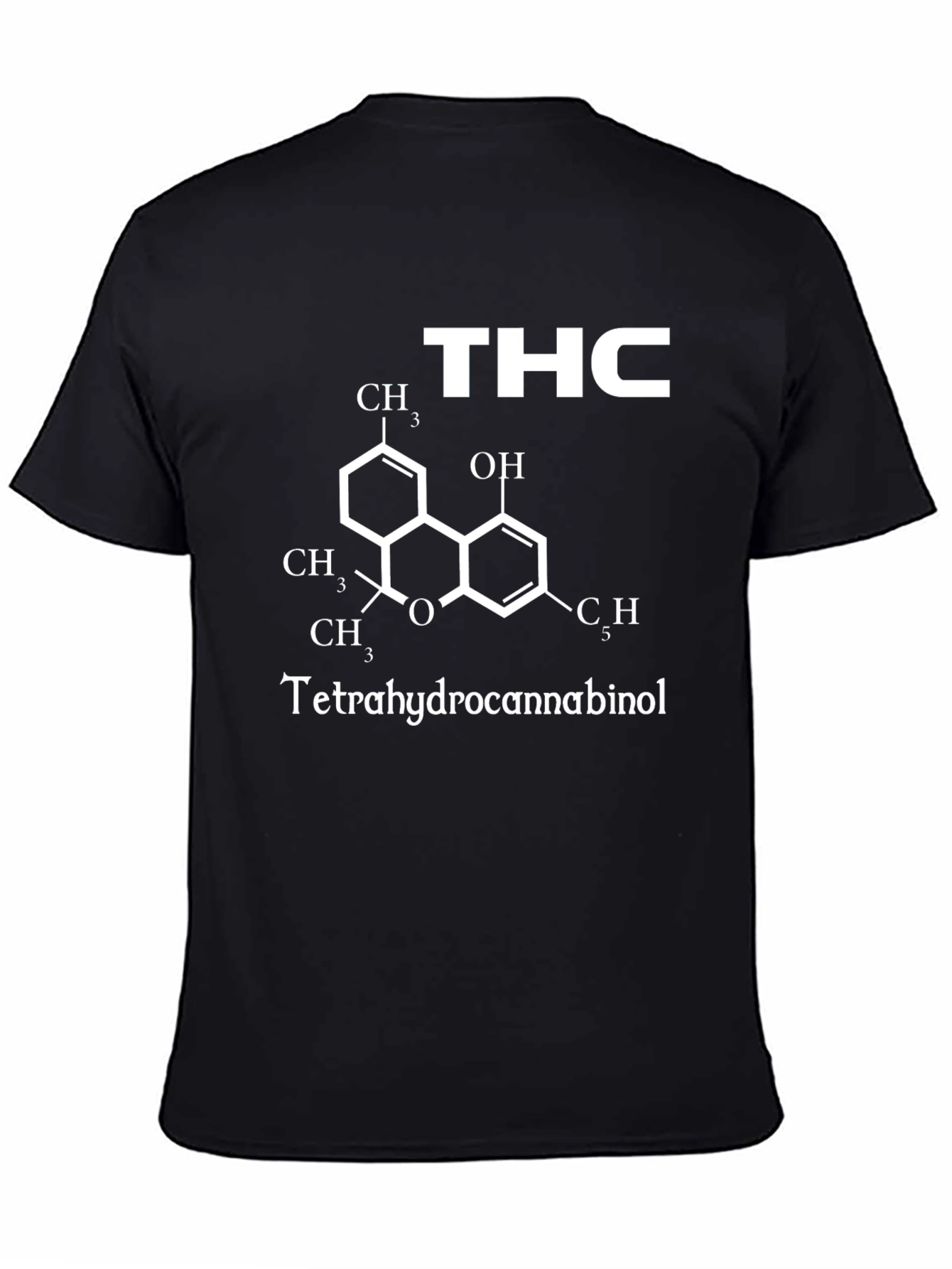 THC Molecule Graphic T-Shirt
