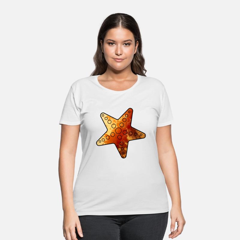 Starfish yellow watercolor