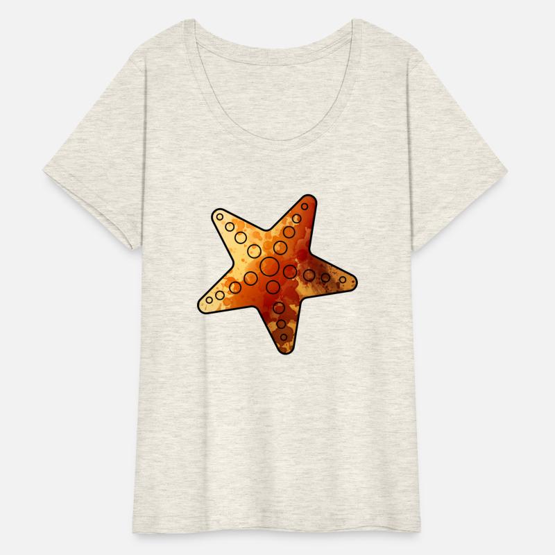 Starfish yellow watercolor