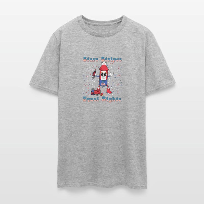 Stars Stripes And Equal Rights nurse 4th Of July