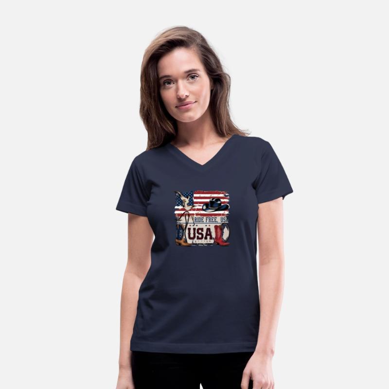 Stars, Stripes & Spurs Western Tee
