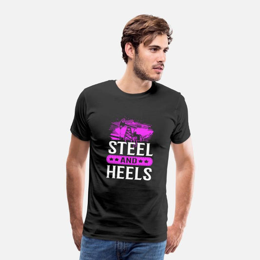 Steel And Heels Gas Worker Oilfield Wife